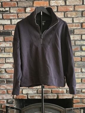 Athleta Retroplush Revive Half Zip Sweatshirt